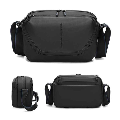 Black Gray Travel Cross-Body Bag High-Quality Cross-Body Bag Durable Travel Bag Organized