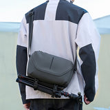 Black Gray Travel Cross-Body Bag High-Quality Cross-Body Bag Durable Travel Bag Organized