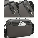 Black Gray Travel Cross-Body Bag High-Quality Cross-Body Bag Durable Travel Bag Organized