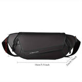 Black Gray Magnetic Closure Backpack Sling Bag Travel Backpack Daypack Crossbody Bag