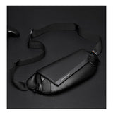 Black Gray Magnetic Closure Backpack Sling Bag Travel Backpack Daypack Crossbody Bag