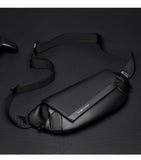 Black Gray Magnetic Closure Backpack Sling Bag Travel Backpack Daypack Crossbody Bag