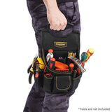 Black Gray tool organizer bag, WINHUNT, tool storage, DIY tools, professional tools, tool compartments, Australian tradies, workshop organization, heavy duty tool bag