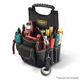 Black Gray tool organizer bag, WINHUNT, tool storage, DIY tools, professional tools, tool compartments, Australian tradies, workshop organization, heavy duty tool bag