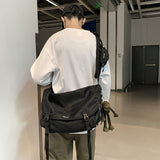 Black Gray Cross Body Bag Travel Bag Trendy Bag Hanging Accessory Durable Bag Spacious Bag