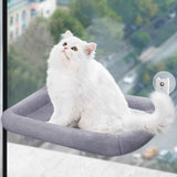 Gray cat bed, window cat bed, cat furniture, cat supplies, Australian cat bed, cat relaxation, bird watching cat bed, sunbathing cat bed