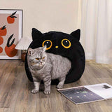 Black White cat bed, cat-shaped bed, cat furniture, cat hideaway, pet comfort, cat cave bed, cozy cat bed, cute cat bed, Australian pet products, cat用品, 猫床, 猫形床, 猫家具, and 猫躲藏