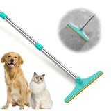 Blue Yellow pet hair remover broom, pet cleaning supplies, pet hair removal, Australian pet owners, carpet pet hair cleaner, floor pet hair cleaner, pet hair broom Australia, pet hair brush, lint remover broom