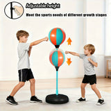 Black kids punching ball, boxing set for kids, martial arts toy for kids, adjustable punching ball, durable punching ball, children's fitness toy, active play equipment Australia