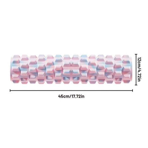 Pink foam roller, muscle recovery, fitness accessory, deep tissue massage, post-workout relief, textured foam roller, Australia