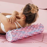 Pink foam roller, muscle recovery, fitness accessory, deep tissue massage, post-workout relief, textured foam roller, Australia