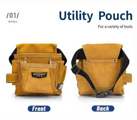 Yellow Gray adjustable tool belt, tool carrying belt, tool storage organizer, tool belt for professionals, DIY tool belt, waist tool pouch, worksite accessories