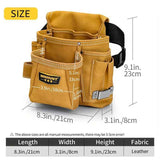 Yellow Gray adjustable tool belt, tool carrying belt, tool storage organizer, tool belt for professionals, DIY tool belt, waist tool pouch, worksite accessories