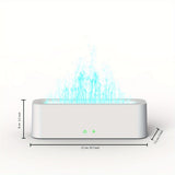 aromatherapy essential oil diffuser, humidifier, 400ml, full-color LED lights, timer auto shut-off, bedroom, office, living room, Australian home, relaxation - White - Size D In Australia - Darrahopens