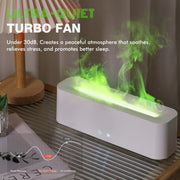 aromatherapy essential oil diffuser, humidifier, 400ml, full-color LED lights, timer auto shut-off, bedroom, office, living room, Australian home, relaxation - White - Size D