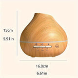 wood grain diffuser, aromatherapy diffuser, humidifier, ultrasonic diffuser, quiet diffuser, timer diffuser, essential oil diffuser, Australia, Australian homes, dry air relief, relaxation, stress relief, natural home decor - wooden - Size D