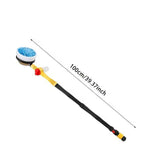 Yellow Black automatic rotating car wash brush, integrated flushing car brush, high-quality car cleaning tool, efficient car washing supplies, soft bristle car wash brush, Australia