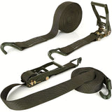 Green White cargo tie-down straps, heavy-duty straps, truck straps, trailer straps, car straps, ratchet straps, load securing, transportation safety, Australia cargo straps, UV-resistant tie-downs