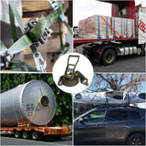 Green White cargo tie-down straps, heavy-duty straps, truck straps, trailer straps, car straps, ratchet straps, load securing, transportation safety, Australia cargo straps, UV-resistant tie-downs