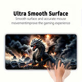 gaming desk mat, dragon design, large desk mat, mouse mat for gaming, desk protection mat, Australian gaming accessories, premium desk pad, extended mouse pad, fantasy desk mat, high-quality desk mat