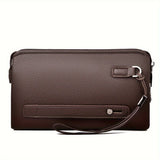 Men'S Leather Clutch Bag Men'S Accessories High-Quality Leather Stylish Clutch - Black - Size 23-4-14