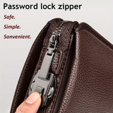 Men'S Leather Clutch Bag Men'S Accessories High-Quality Leather Stylish Clutch - Brown - Size 23-4-14