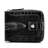 Men'S Wallet Genuine Leather Wallet Alligator-Embossed Wallet Horizontal Wallet - Black - Size m In Australia - Darrahopens