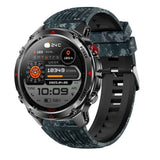 men's smart watch, HT37, GPS positioning, Bluetooth call, heart-rate monitoring, outdoor sports watch, Australian men's fashion, fitness watch - Black - Size L In Australia - Darrahopens