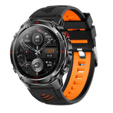 men's smart watch, HT37, GPS positioning, Bluetooth call, heart-rate monitoring, outdoor sports watch, Australian men's fashion, fitness watch - Gray - Size L In Australia - Darrahopens