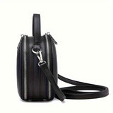 Ladies Handbag Round Handbag Croc-Embossed Handbag Tassel Handbag High-Quality - Beige - Size L In Australia - Darrahopens