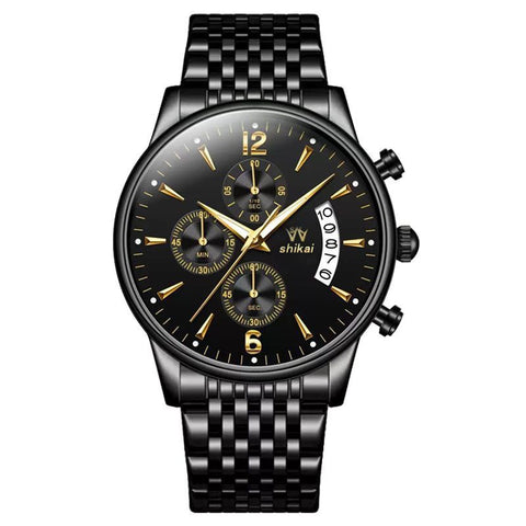 Men'S Watch Business Watch Sports Watch Multifunctional Watch Quartz Watch - Black - Size Man