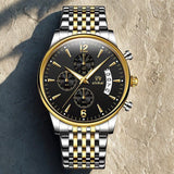 Men'S Watch Business Watch Sports Watch Multifunctional Watch Quartz Watch - Black - Size Man