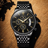 Men'S Watch Business Watch Sports Watch Multifunctional Watch Quartz Watch - Black - Size Man