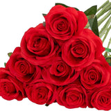Artificial Silk Roses 25-Piece Bouquet Wedding Decorations Family Gathering - Rose - Size L