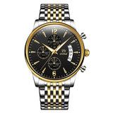 Men'S Watch Business Watch Sports Watch Multifunctional Watch Quartz Watch - Silver - Size Man In Australia - Darrahopens