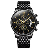 Men'S Watch Business Watch Sports Watch Multifunctional Watch Quartz Watch - Silver - Size Man