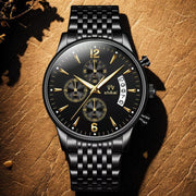 Men'S Watch Business Watch Sports Watch Multifunctional Watch Quartz Watch - Silver - Size Man