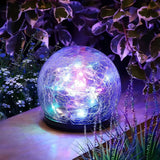 Outdoor Globe Led Garden Lights Pathway Lighting Garden Illumination Lawn - Multi-color - Size 1 In Australia - Darrahopens