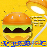 Orange Burger-Shaped Night Light Rechargeable Night Light Touch Switch Night Light 3