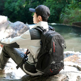 Hiking Backpack 35L Backpack Travel Backpack Outdoor Backpack Royal Mountain - Orange - Size M