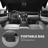 188 x 110cm Car Windscreen Snow Cover 600D Oxford PU Coated Frost Ice Protector for Cars SUVs and Utes