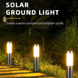 Solar LED Garden Pathway Light Silvery warm light Outdoor Landscape Lamp Waterproof with Automatic Light Sensor for Yard Walkway Driveway 1 Pack
