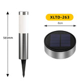 Solar LED Garden Pathway Light Silvery warm light Outdoor Landscape Lamp Waterproof with Automatic Light Sensor for Yard Walkway Driveway 1 Pack