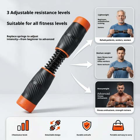 Adjustable wrist grip resistance bar In Australia - Darrahopens
