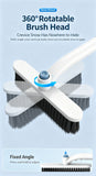 Three-in-One Extendable Car Multi-Function Ice and Frost Removal Shovel,blue