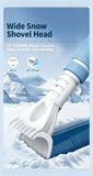 Three-in-One Extendable Car Multi-Function Ice and Frost Removal Shovel,grey