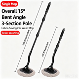 Three section telescopic bending rod does not damage the car paint, wiping and washing the car brush In Australia - Darrahopens