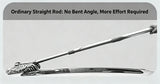 Three section telescopic bending rod does not damage the car paint, wiping and washing the car brush