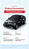 Winter car anti freezing and snow blocking front windshield snow cover