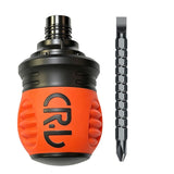 Bi directional short handle ratchet 2-in-1 screwdriver set